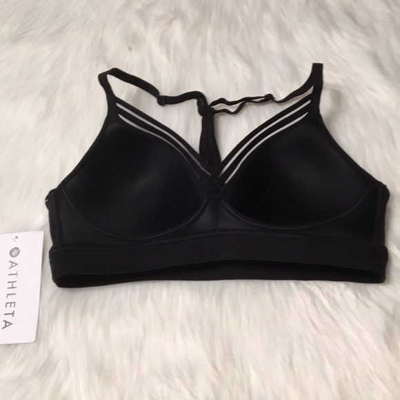 NWT Athleta D-DD Molded Cup Everyday Bra Black - Picture 6 of 11